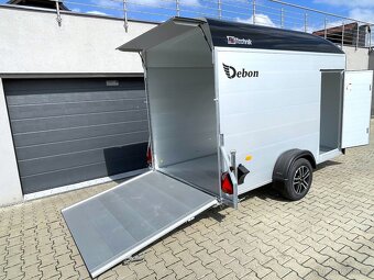 Skříňový přívěs DEBON C400 ALU, 1300 kg - 4