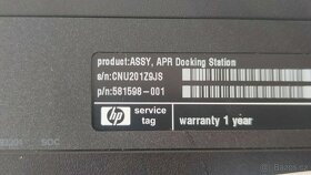 HP Docking station - záruka - 4