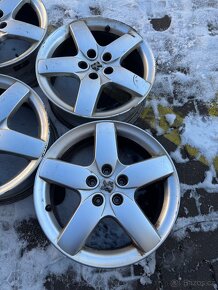 Original ALU disky Peugeot 17" - 4