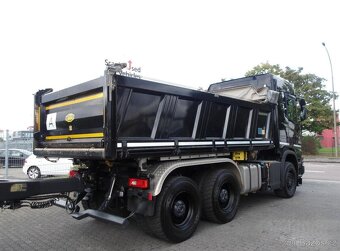 Scania R 540 6x4 třístranný sklápěč Bordmatic vč.přívěsu Mei - 4