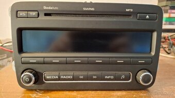 Autorádio Škoda Swing - Originál + PIN, plně funkční - 4