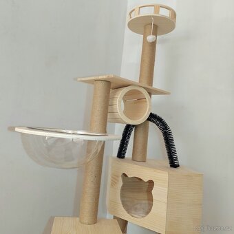 Škrabadlo pro kočky 159 cm, průměr sloupků 8 cm - nové - 4