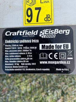 Sněžná elektrická fréza - 4