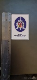 replika odznaku Kriminalni policie + odznacek SKPV na pin - 4