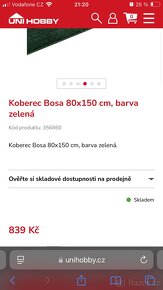 Koberec Bosa 80x150 tmavě zelená - 4