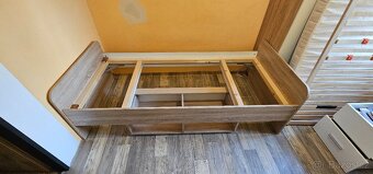 Postel 90x200 cm vč. roštu a matrace. - 4