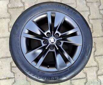 Alu kola originál Škoda Karoq 5x112 R17 Triton - 4