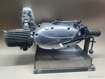 Jawa 50 pionýr, babetta, jawetta polohovadlo na GO motoru - 4