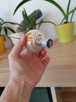 2 ks retro špičky na vánoční stromeček - 4