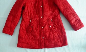 Zimní vínová prošívaná bunda, vel. L, zn. Betty Barclay - 4