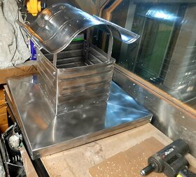 STŘÍŠKA NA KOMÍN NAPOLEON Nerez, pozink, měď.. - 4