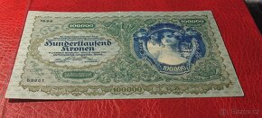 100.000 KRONEN 1922 RAKOUSKO - UHERSKO - 4