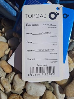 Modrá aktovka TOPGAL - 4