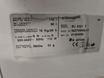 Šuplíkový mrazák Electrolux EU 6321 T - 4