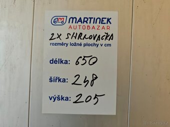 Valníková nástavba 6,5m - 2x shrnovačka - 4