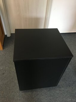Černý kancelářský pojízdný kontejner - 4