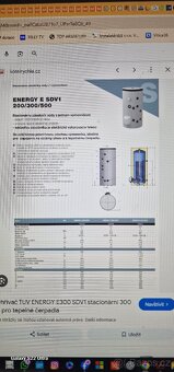 Prodám nový bojler Q-Termo Energy 300SDV 1/0 - 4
