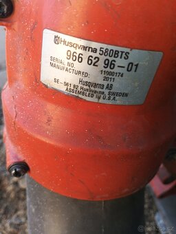 Zádový foukač Husqarna 580BTS - - 4