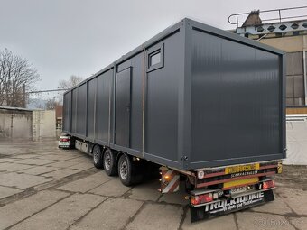Velký prostorný kontejner 12 x 3metry v antracitu - 4