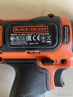 Aku Vrtačka Black+Decker BDCDD12 H1 10mm 10.8V - 4