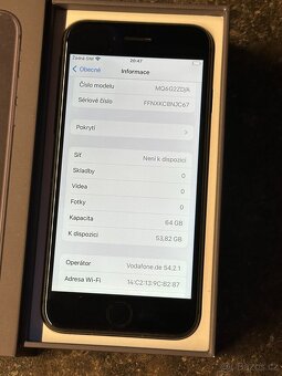 Apple iPhone 8 64GB černý + krabička, bat. 85% - 4