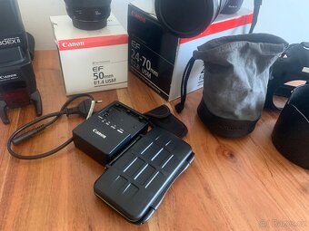 Canon 5D Mark III + 24-70mm f/2.8 L + 50mm f/1.4 + brašna – - 4