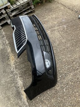 predni naraznik skoda superb ii 13-15 cerny maska - 4