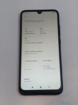 Xiaomi Redmi Note 7 4/128gb black. Záruka 6 měsíců. - 4