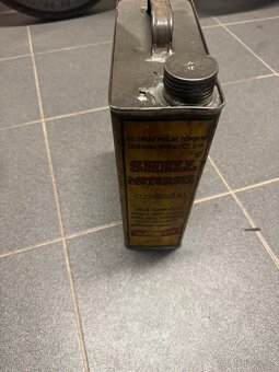 Stará plechovka od oleje Shell - 4