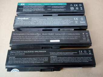 baterie PA3817U pro notebooky Toshiba Satellite (2.5hod) - 4