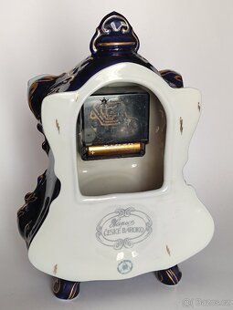 Hodiny Royal Dux, porcelán, starožitné, funkční, pošta 79.- - 4