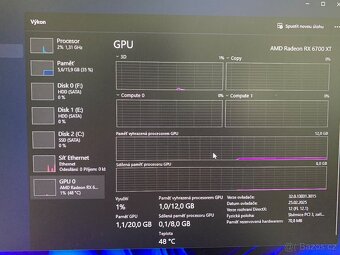 Herní PC: i7 9700F RX 6700 XT 12GB 16GB RAM - 4