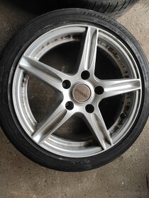 Sada kol 5x120 R16 Dezent BMW, letní vzorek 4-5mm - 4
