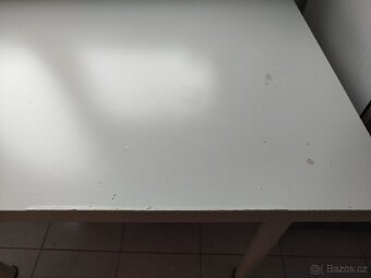 Bílý stůl Ikea Linnmon/Adils - 4