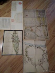Mapový obraz Malé Strany a Strahov-Václav Hollar - 4
