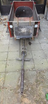Vozík za teru / malotraktor s brzdou a sedačkou - 4