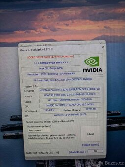 Herní PC i7 10700F, RTX 2070 SUPER, 32GB RAM - 4