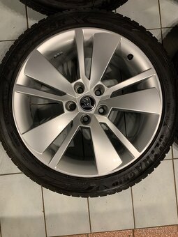 Alu kola Škoda R18 5X112 ZIMNÍ PNEU 235/45 R18 ZENITH - 4