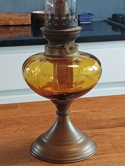 STAROŽITNÁ ART DECO PETROLEJKA GAUDARD, 20.–30. LÉTA - 4