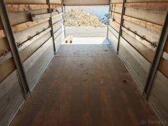 Valníková nástavba s bočnicemi a plachtou - 18 palet - 4