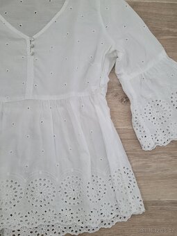 Krásná bílá halenka vel.S/M Zn.Orsay - 4
