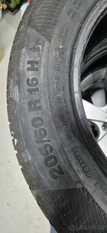 2x zimni pneu continental 205/60 R16 - 4