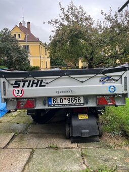 Přívěsný dvouosý vozík za auto - 4