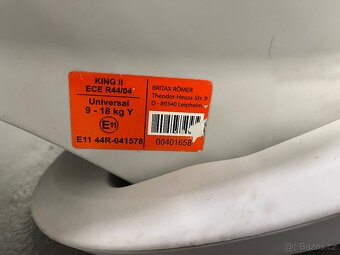 Autosedačka Britax King II (9-18 kg) - 4