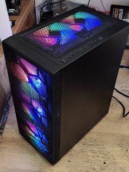 Herní počítač, AMD R7 5700x3d, RTX 4060, 32gb ram - 4