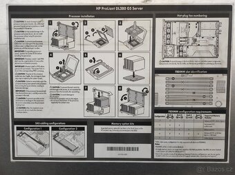 HP rack server Proliant DL380 G5, 6 disků, 28GB RAM - 4