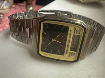 Retro hodinky mechanicke a quartz kombinace - 4