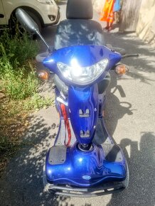 Vozítko elektrické čtyřkolové dojezd na nákupy - 4