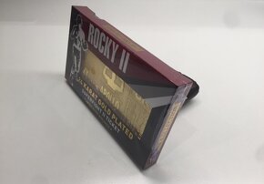 Rocky II 24k gold plated Superfight tiket-limitka 1979 kusov - 4