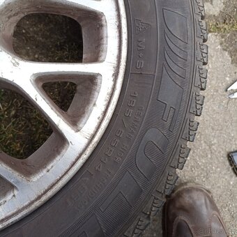 Litá originál kola Mitsubishi 4x100r14, pneu185/65R14 - 4